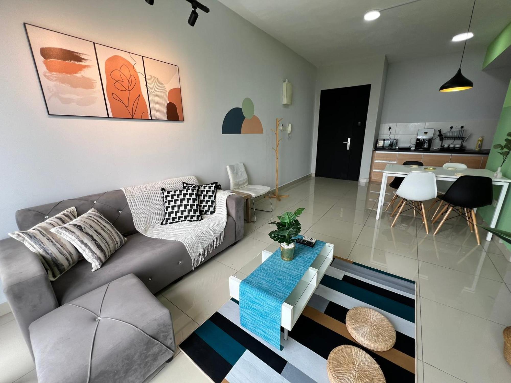 Riverview 8pax 2br In Kbtown Wi-fi, A-6-5 * Kota Bharu